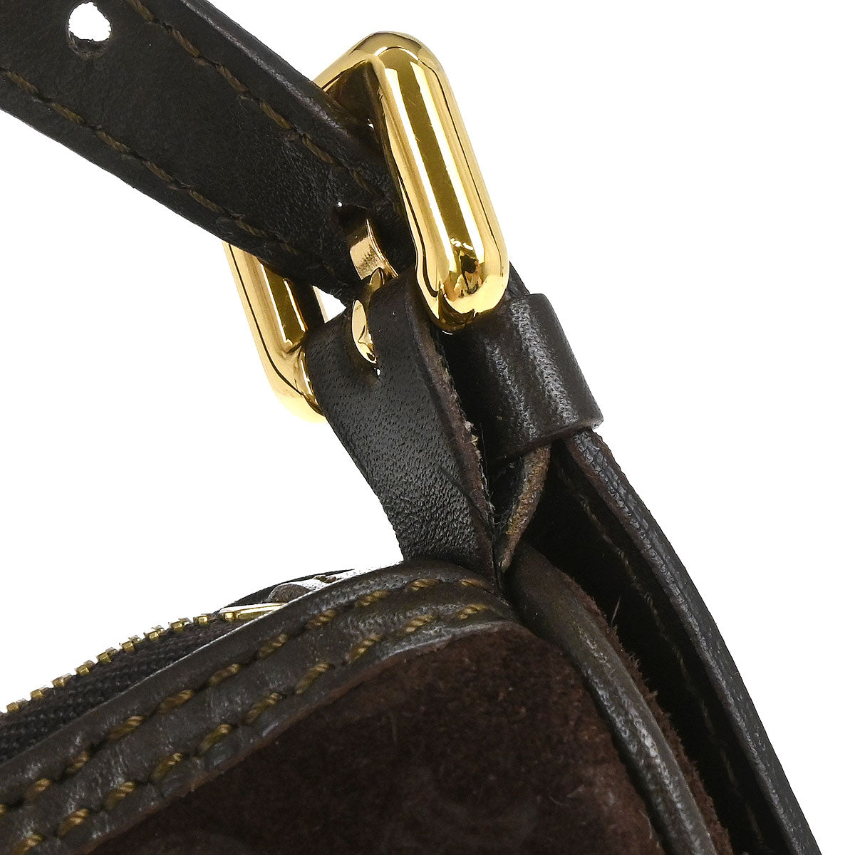 Celine Brown Suede C Macadam Handbag