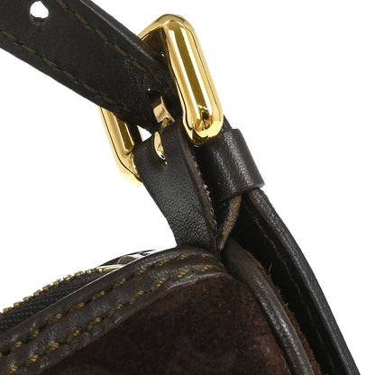 Celine Brown Suede C Macadam Handbag