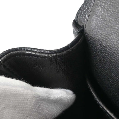 Chanel 2002-2003 Black Caviar Skin Medium Classic Double Flap Shoulder Bag