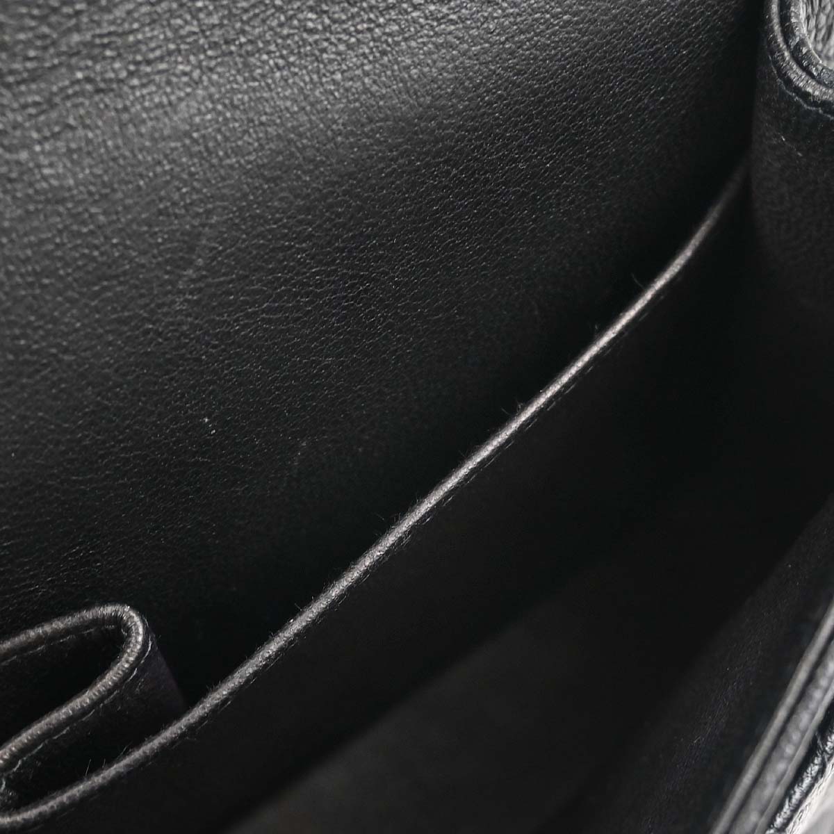 Chanel 2002-2003 Black Caviar Skin Medium Classic Double Flap Shoulder Bag