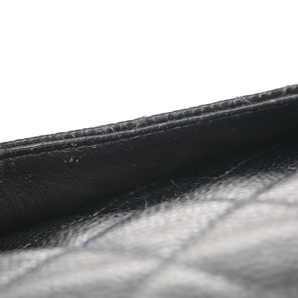Chanel 2002-2003 Black Caviar Skin Medium Classic Double Flap Shoulder Bag