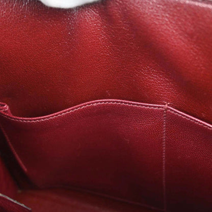 Hermes * Rouge H Alligator Kelly 28 Sellier 2way Shoulder Handbag