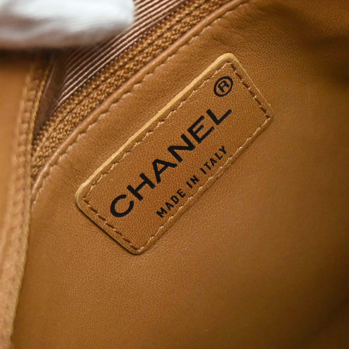 Chanel Brown Rabbit Fur Tote Handbag