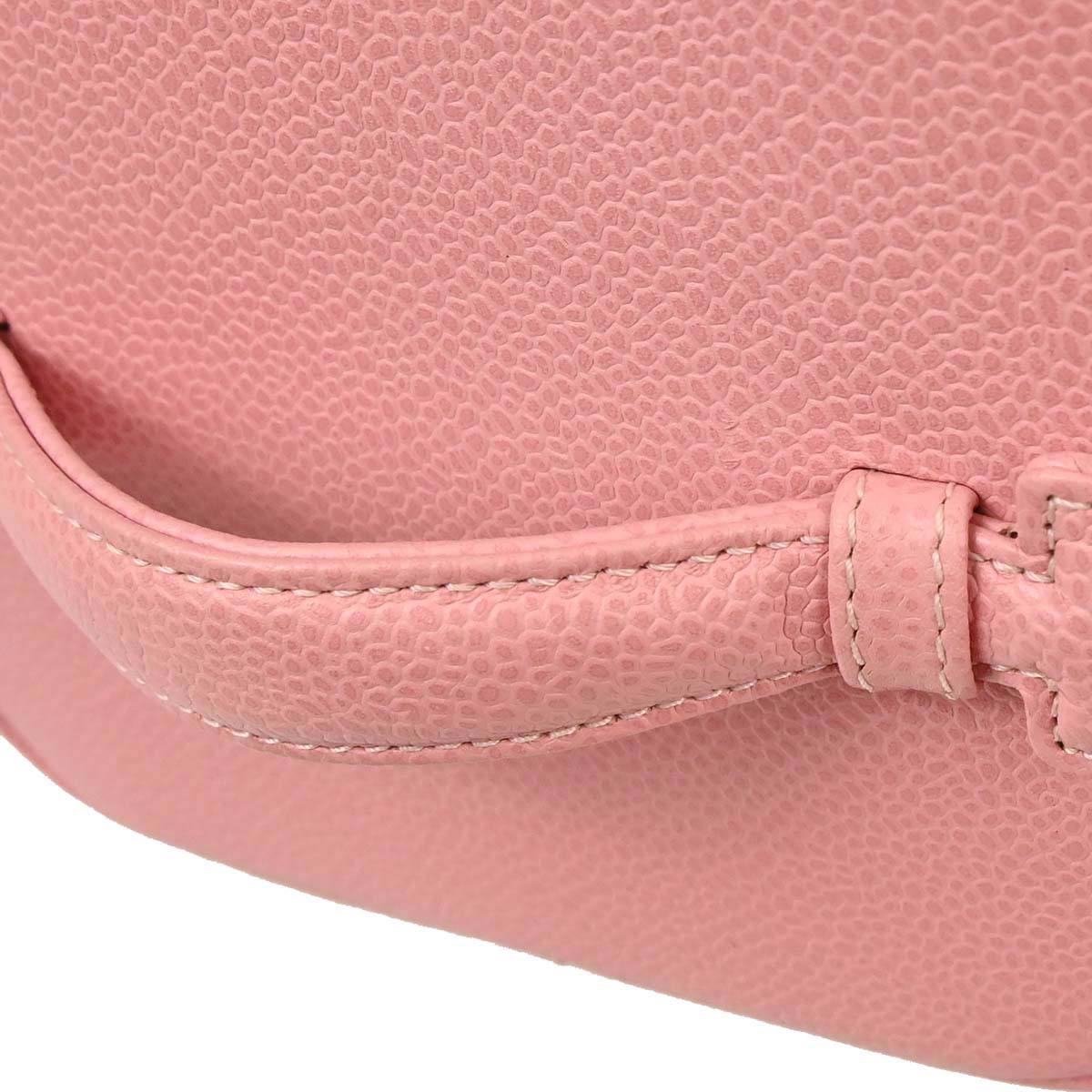 Chanel 2003-2004 Pink Caviar Skin Timeless Vanity Handbag