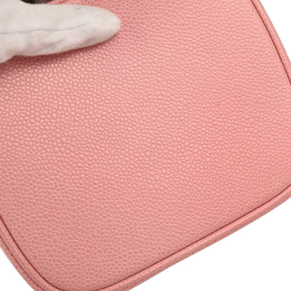 Chanel 2003-2004 Pink Caviar Skin Timeless Vanity Handbag