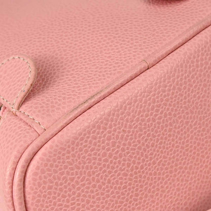 Chanel 2003-2004 Pink Caviar Skin Timeless Vanity Handbag