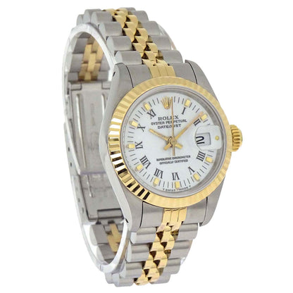 Rolex Oyster Perpetual Datejust 26mm Ref.69173 Watch SS 18KYG