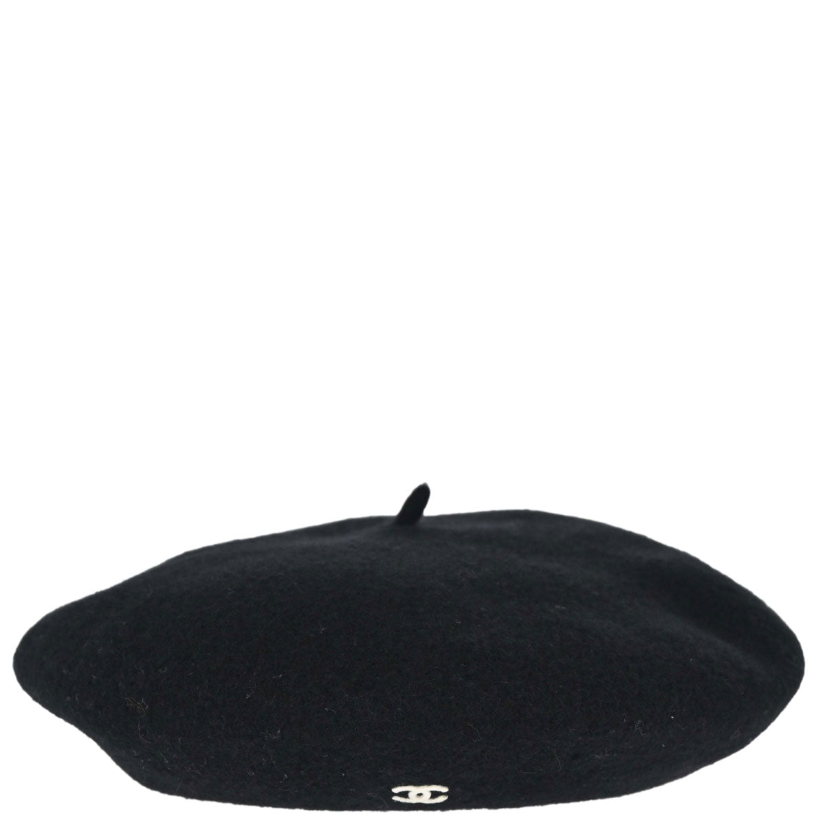 Chanel Beret Hat Black
