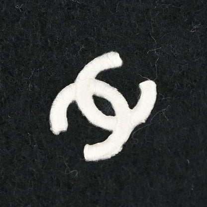 Chanel Beret Hat Black