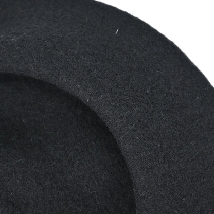 Chanel Beret Hat Black