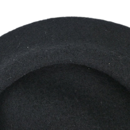 Chanel Beret Hat Black