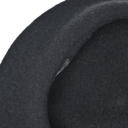 Chanel Beret Hat Black