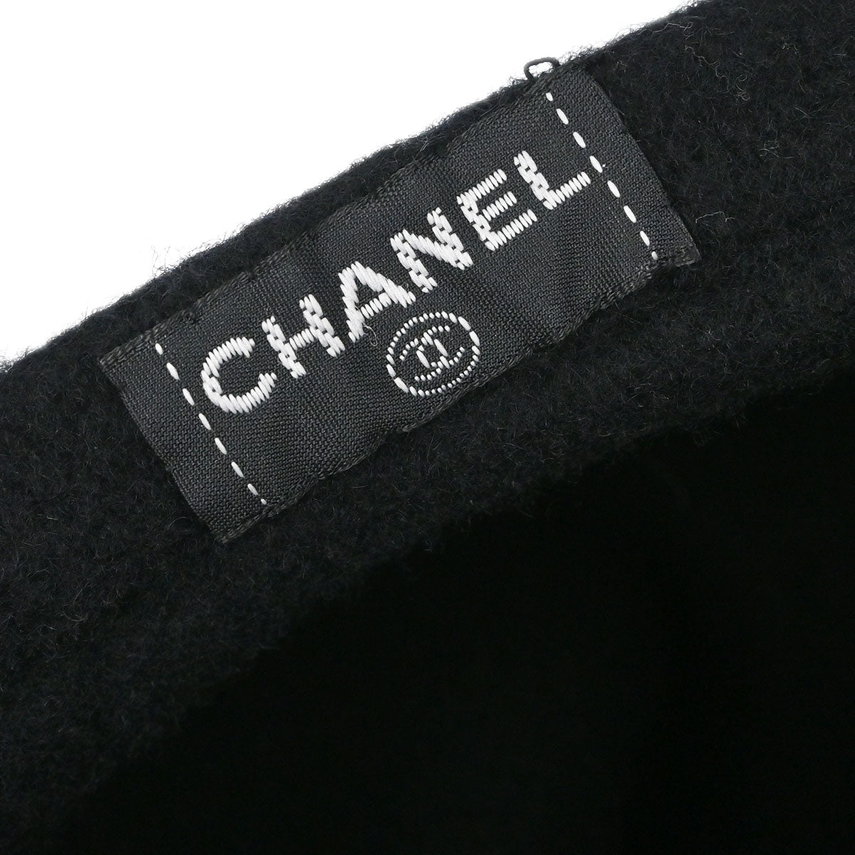 Chanel Beret Hat Black