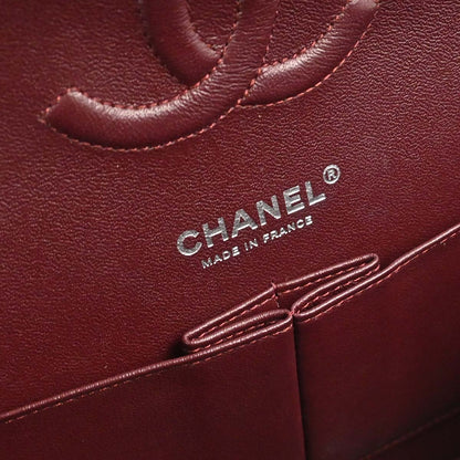 Chanel Black Caviar Skin Medium Classic Double Flap Shoulder Bag