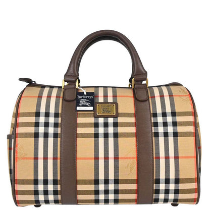 Burberrys Beige House Check Handbag