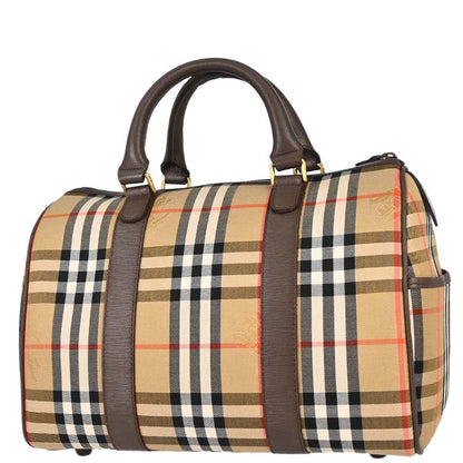 Burberrys Beige House Check Handbag