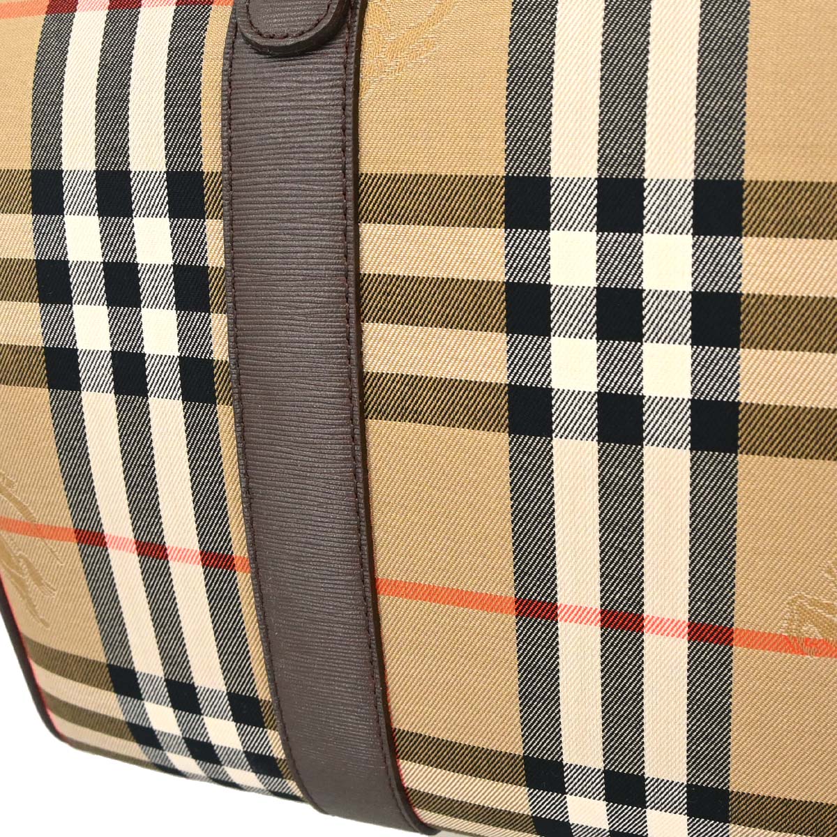 Burberrys Beige House Check Handbag