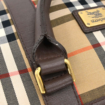 Burberrys Beige House Check Handbag