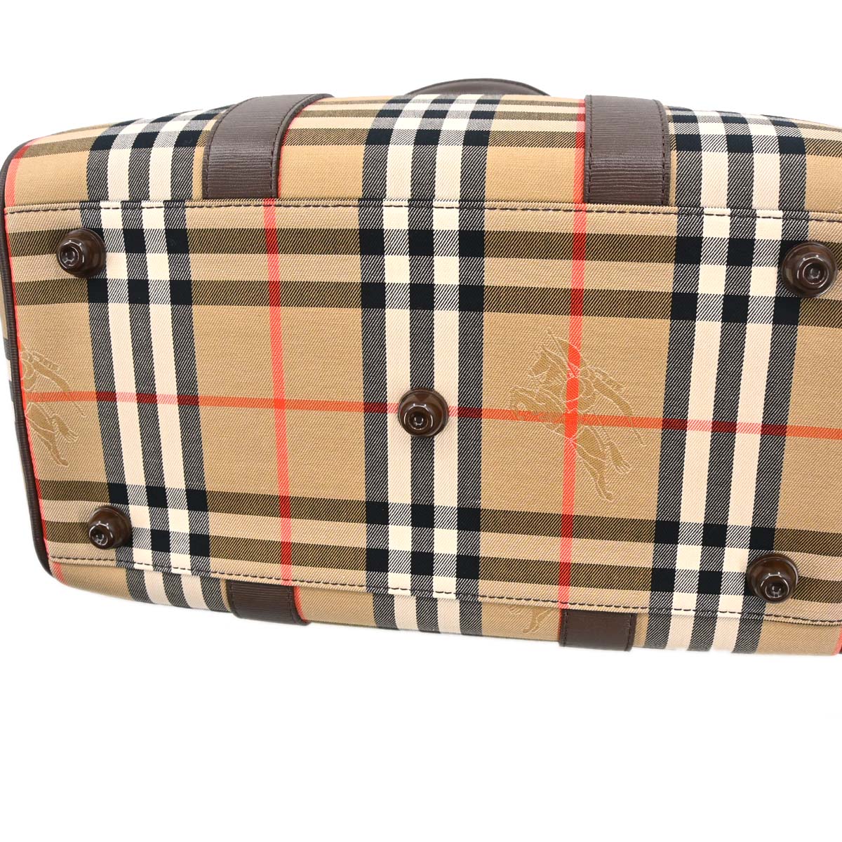 Burberrys Beige House Check Handbag