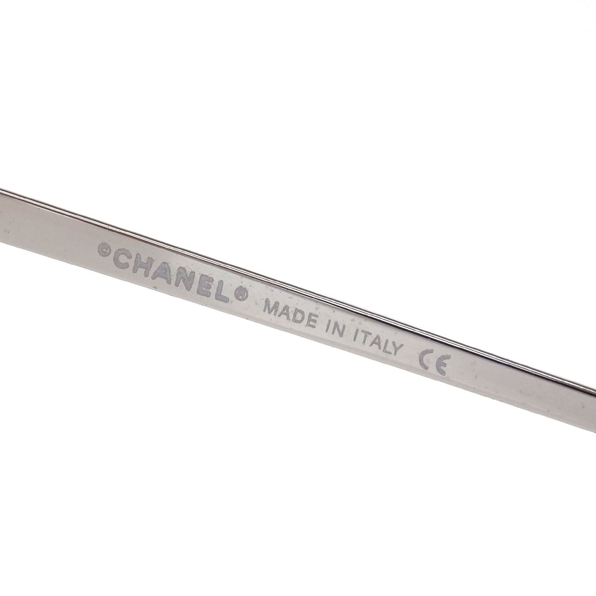 Chanel Sunglasses Eyewear Brown Rhinestone 62□17 120 Small Good