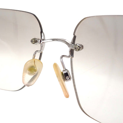 Chanel Sunglasses Eyewear Brown Rhinestone 62□17 120 Small Good