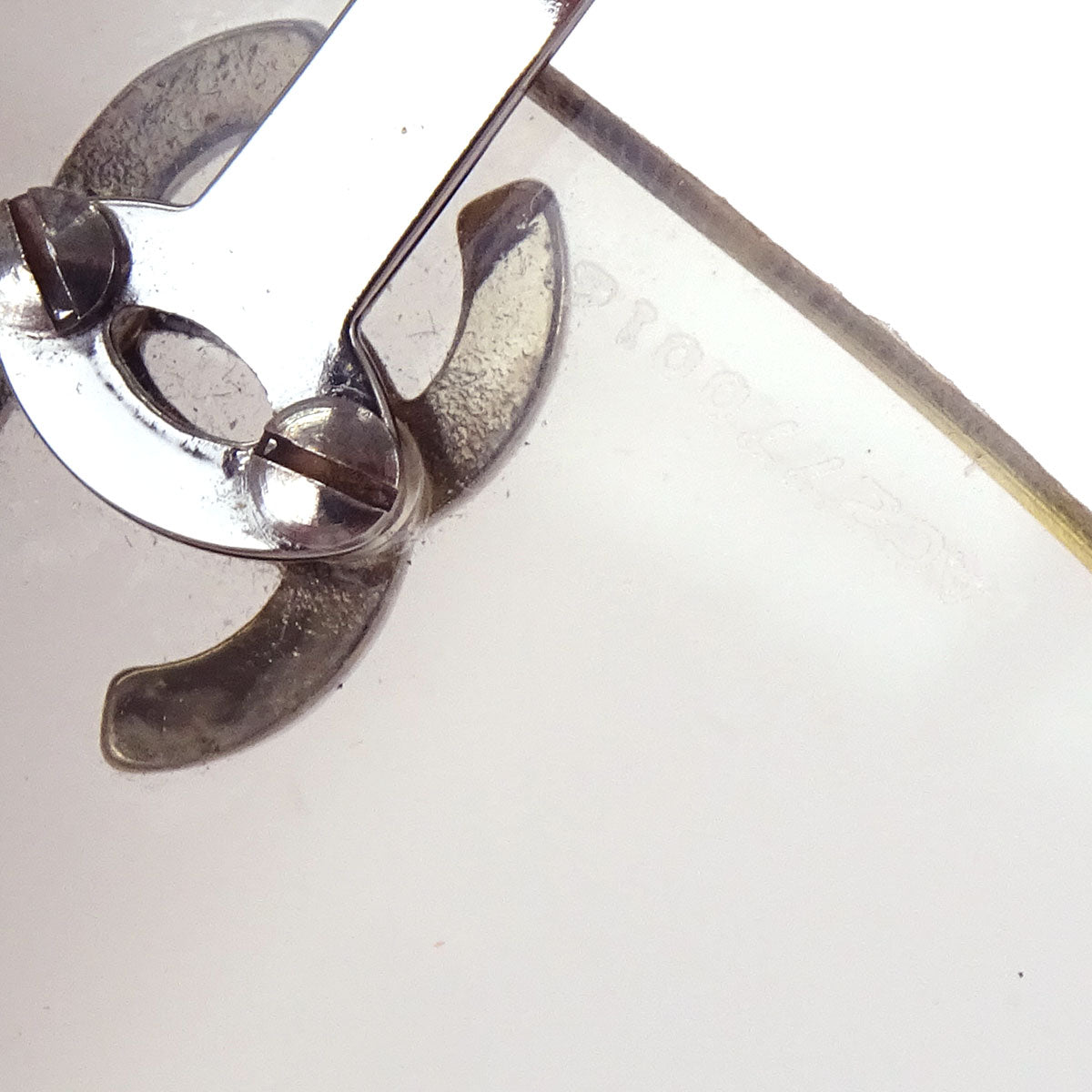Chanel Sunglasses Eyewear Brown Rhinestone 62□17 120 Small Good