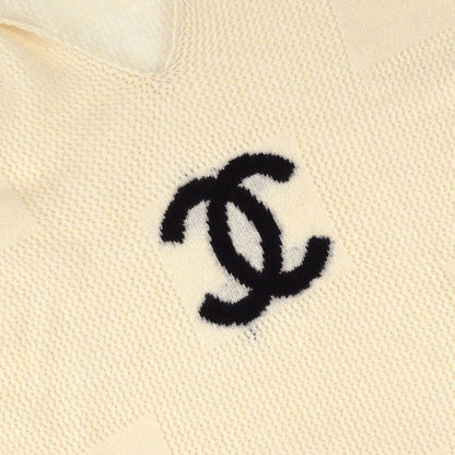 Chanel 2001 Cruise Cashmere V-neck Polo Top #42