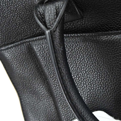 Chanel 2017-2018 Black White Calfskin Neo Executive Cerf 2way Shoulder Tote Bag