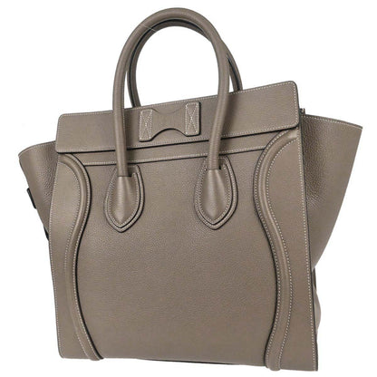 Celine Brown Mini Luggage Tote Handbag