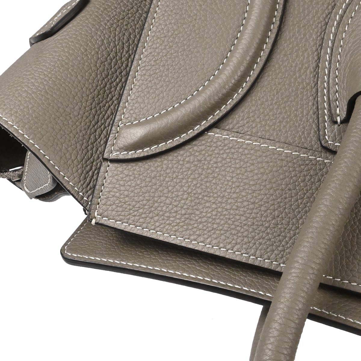 Celine Brown Mini Luggage Tote Handbag