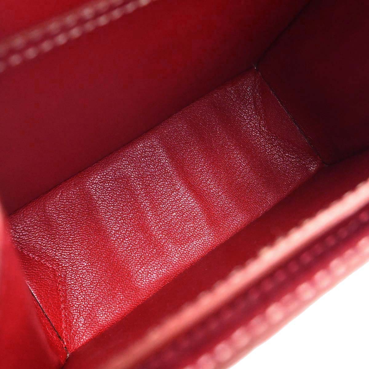 Hermes * Rouge H Alligator Lucy PM Handbag