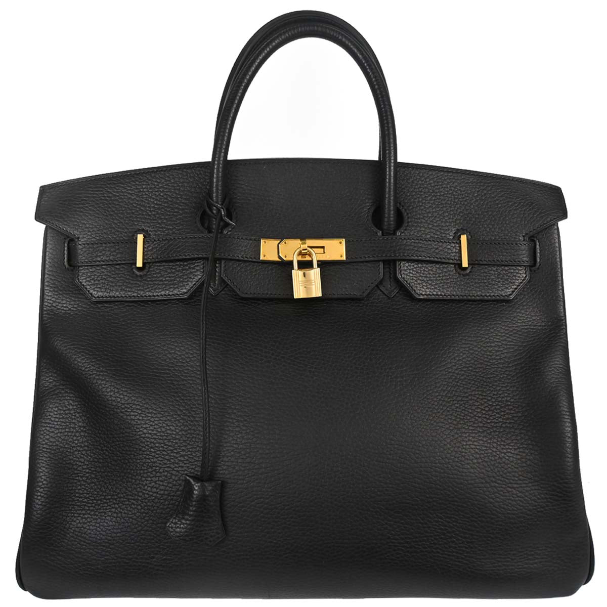 Hermes Black Ardennes Birkin 40 Handbag