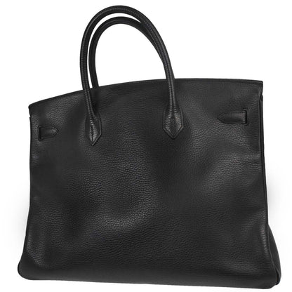 Hermes Black Ardennes Birkin 40 Handbag