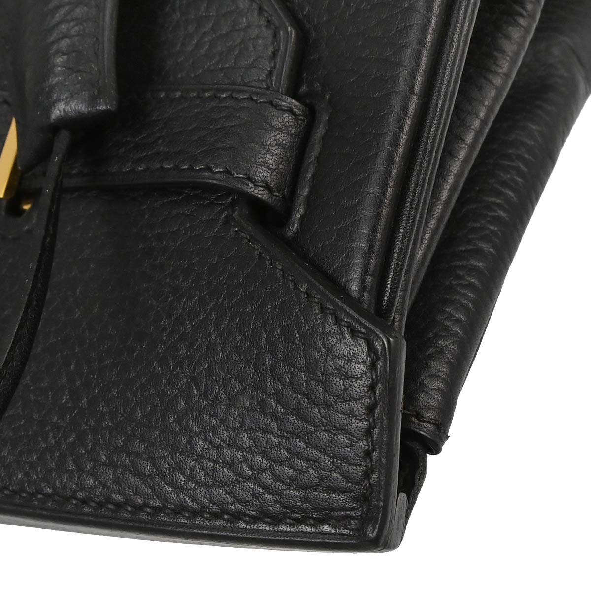 Hermes Black Ardennes Birkin 40 Handbag