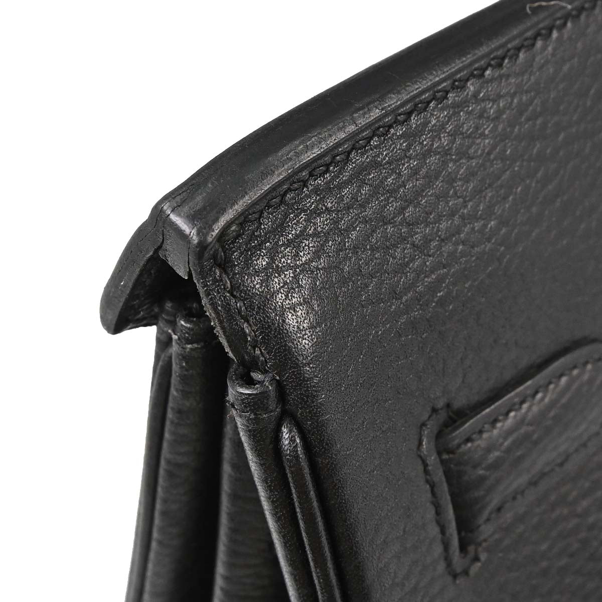 Hermes Black Ardennes Birkin 40 Handbag