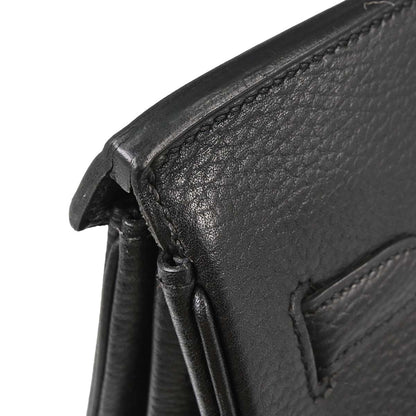 Hermes Black Ardennes Birkin 40 Handbag