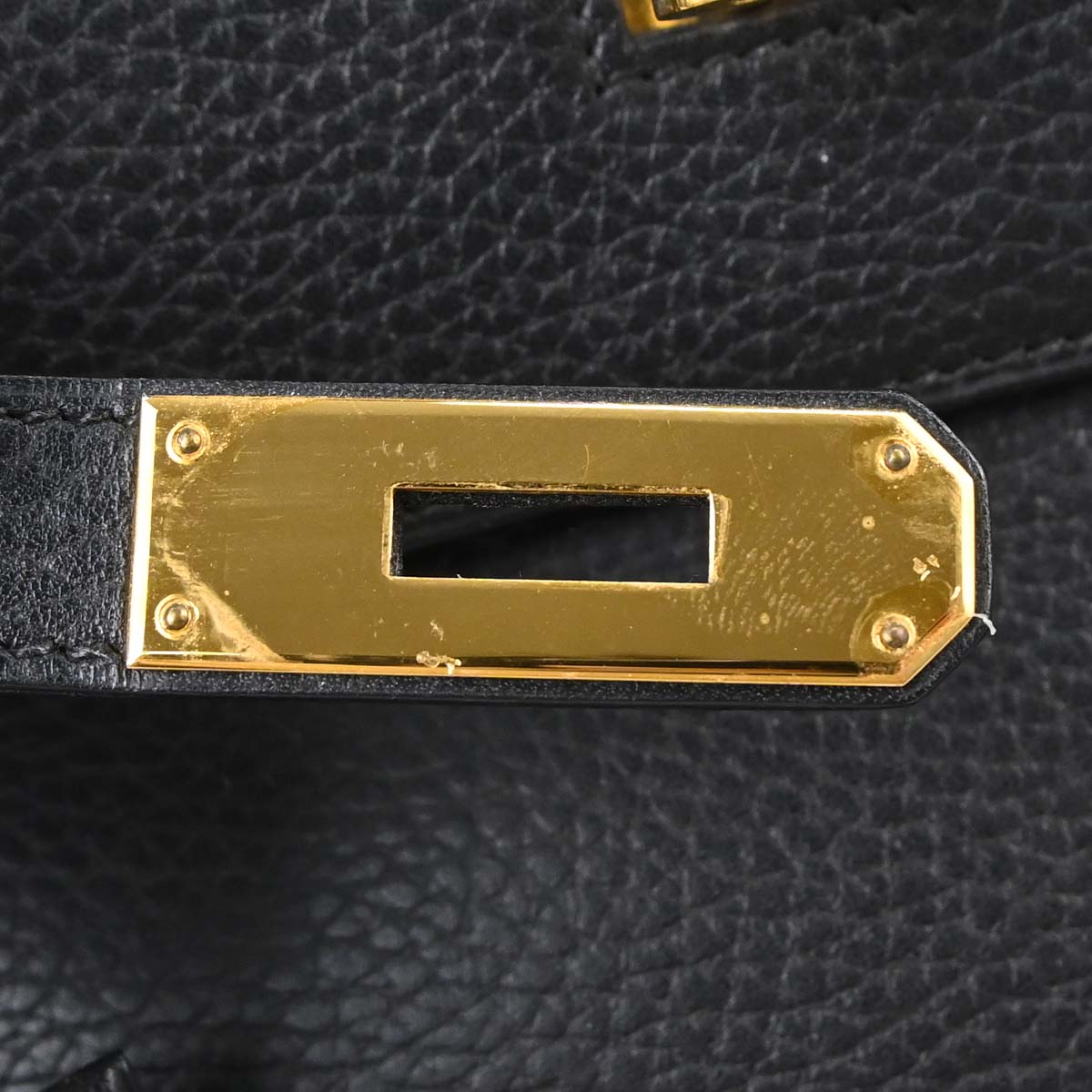 Hermes Black Ardennes Birkin 40 Handbag