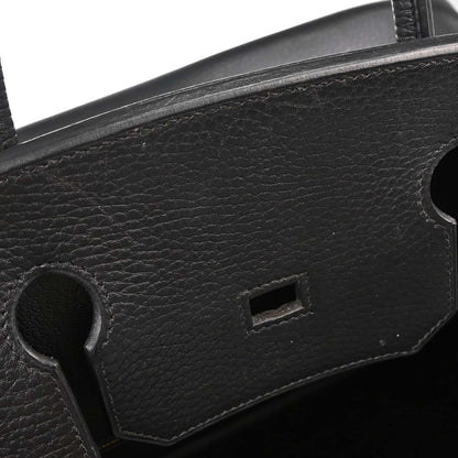 Hermes Black Ardennes Birkin 40 Handbag
