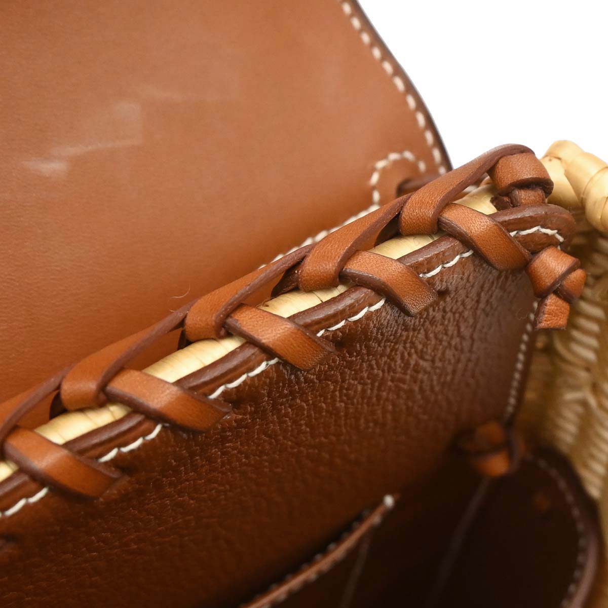 Hermes Fauve Barenia Kelly Picnic Handbag
