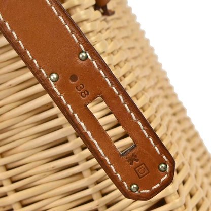 Hermes Fauve Barenia Kelly Picnic Handbag