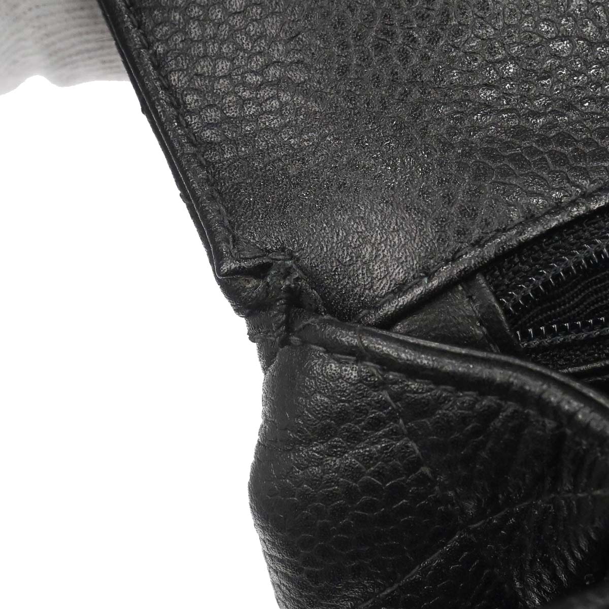 Chanel 1996-1997 Black Caviar Skin Kelly Top Handle Handbag