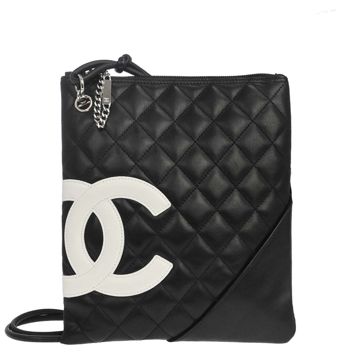 Chanel Black Calfskin Cambon Ligne Shoulder Bag