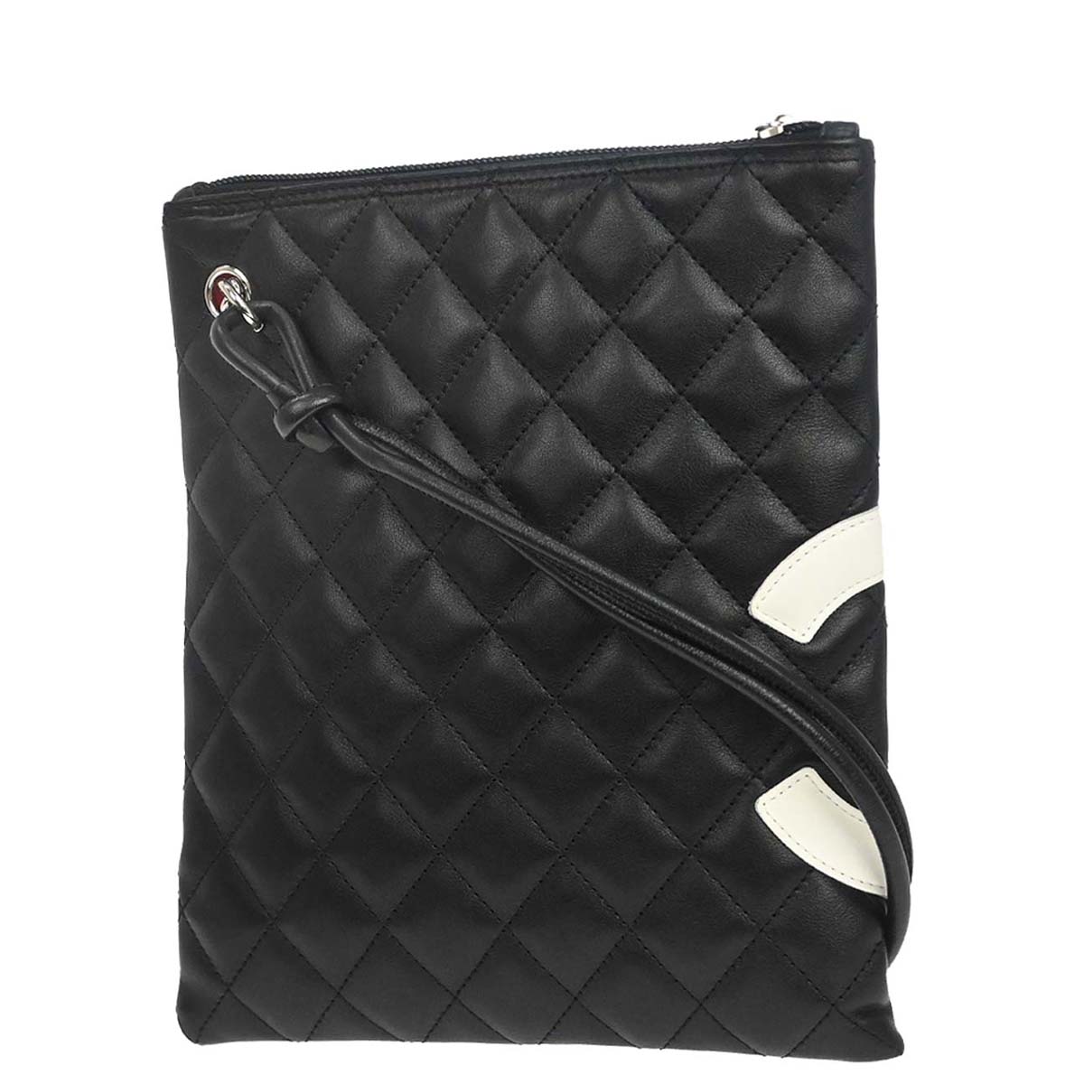 Chanel Black Calfskin Cambon Ligne Shoulder Bag