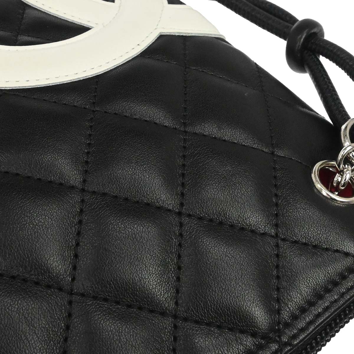 Chanel Black Calfskin Cambon Ligne Shoulder Bag