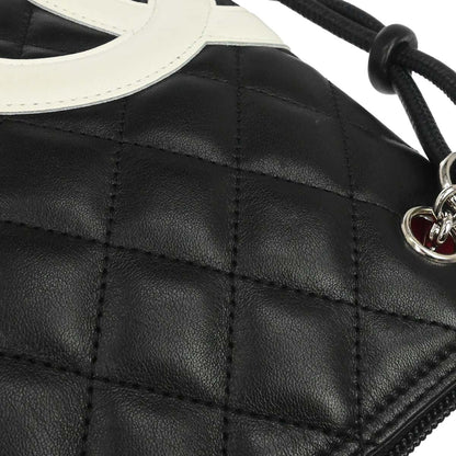 Chanel Black Calfskin Cambon Ligne Shoulder Bag