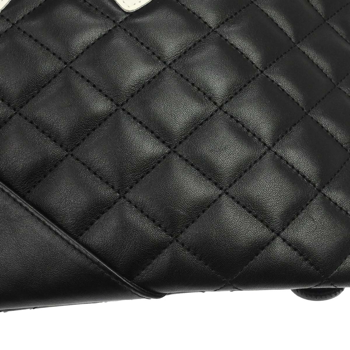 Chanel Black Calfskin Cambon Ligne Shoulder Bag