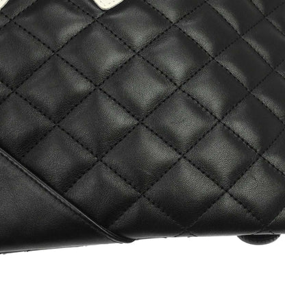 Chanel Black Calfskin Cambon Ligne Shoulder Bag