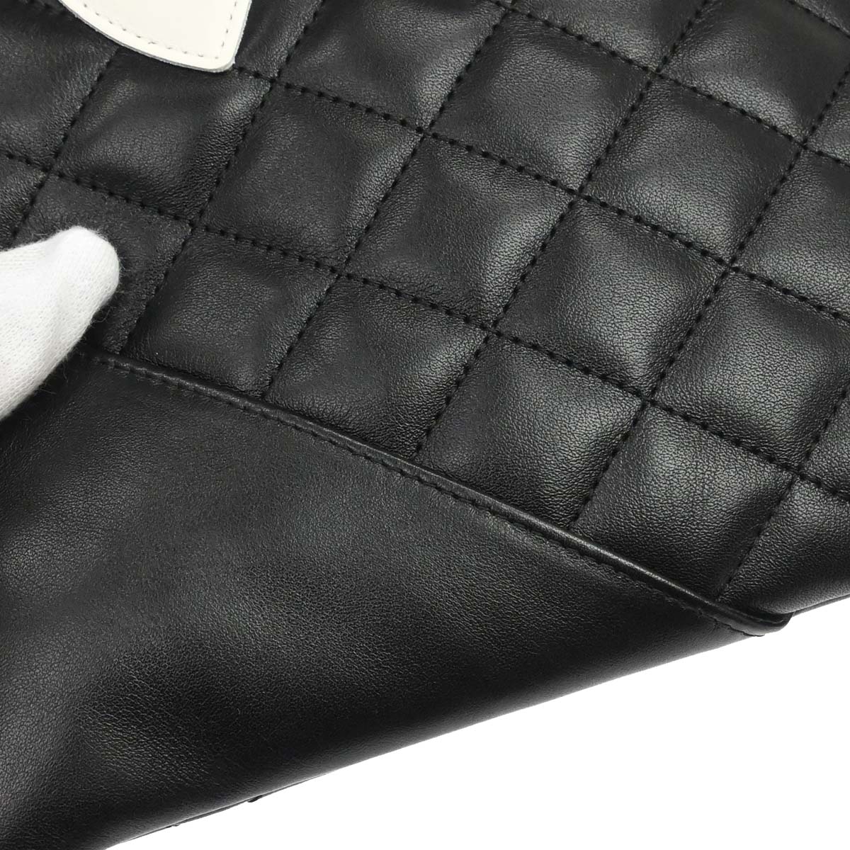 Chanel Black Calfskin Cambon Ligne Shoulder Bag