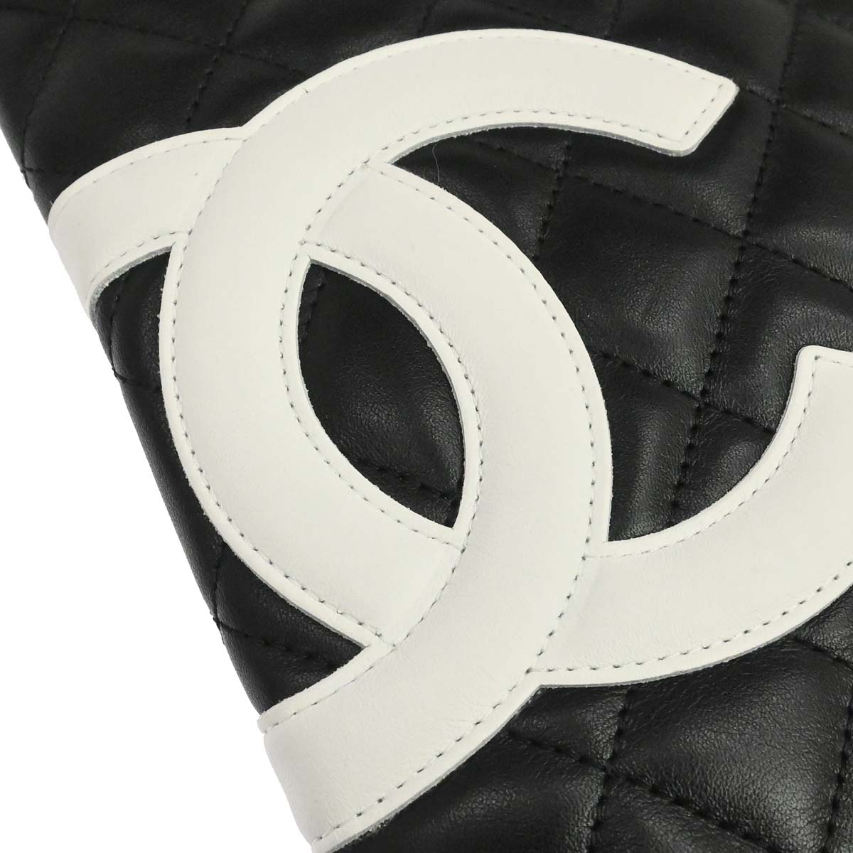 Chanel Black Calfskin Cambon Ligne Shoulder Bag