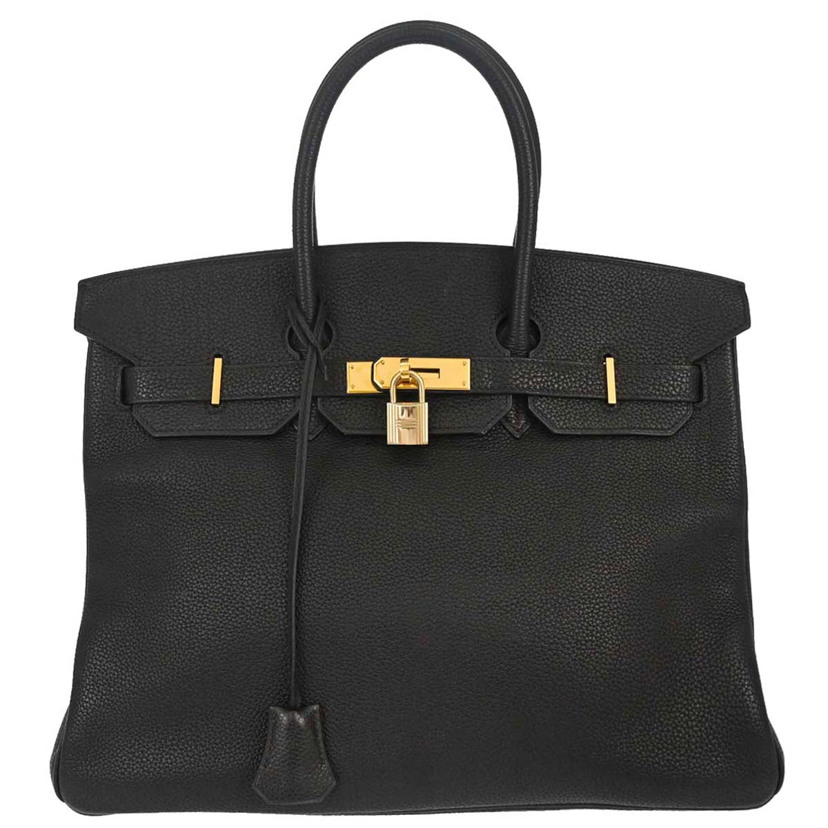 Hermes Black Togo Birkin 35 Handbag